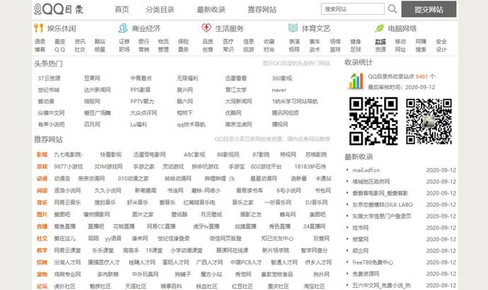 QQ网站目录